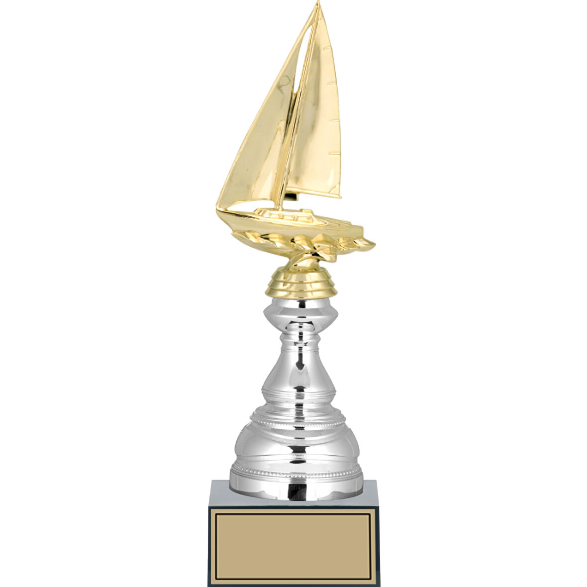 ODAK KUPA - Figürlü Kupalar - Yelken Figürlü Kupalar FG-024 B - 33 cm