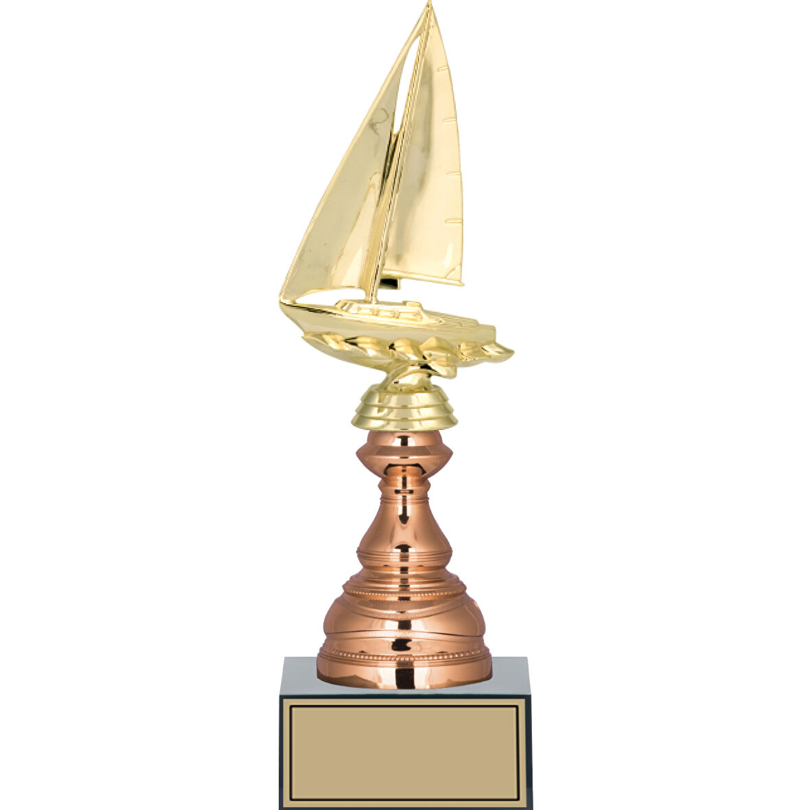 ODAK KUPA - Figürlü Kupalar - Yelken Figürlü Kupalar FG-024 C - 32 cm