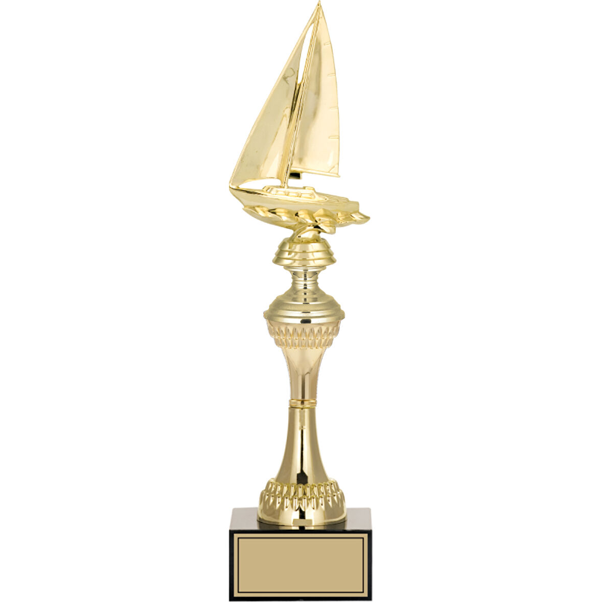 ODAK KUPA - Figürlü Kupalar - Yelken Figürlü Kupalar FG-029 B - 38 cm