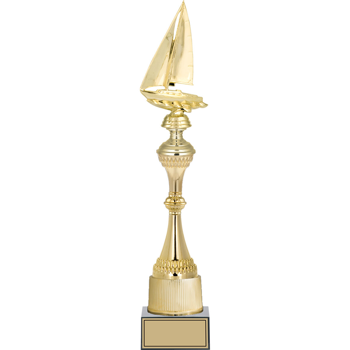ODAK KUPA - Figürlü Kupalar - Yelken Figürlü Kupalar FG-031 A - 48 cm