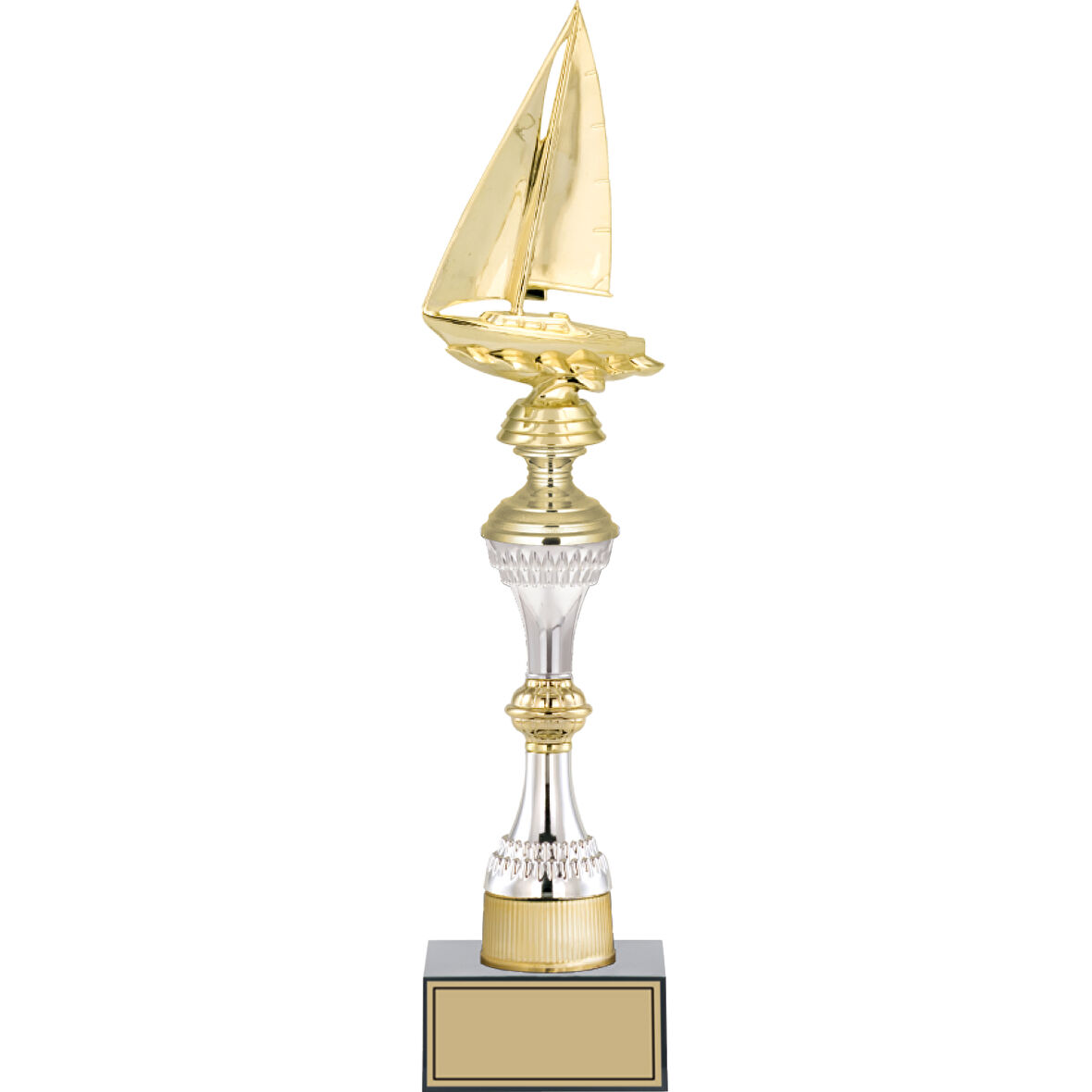 ODAK KUPA - Figürlü Kupalar - Yelken Figürlü Kupalar FG-032 C - 42 cm