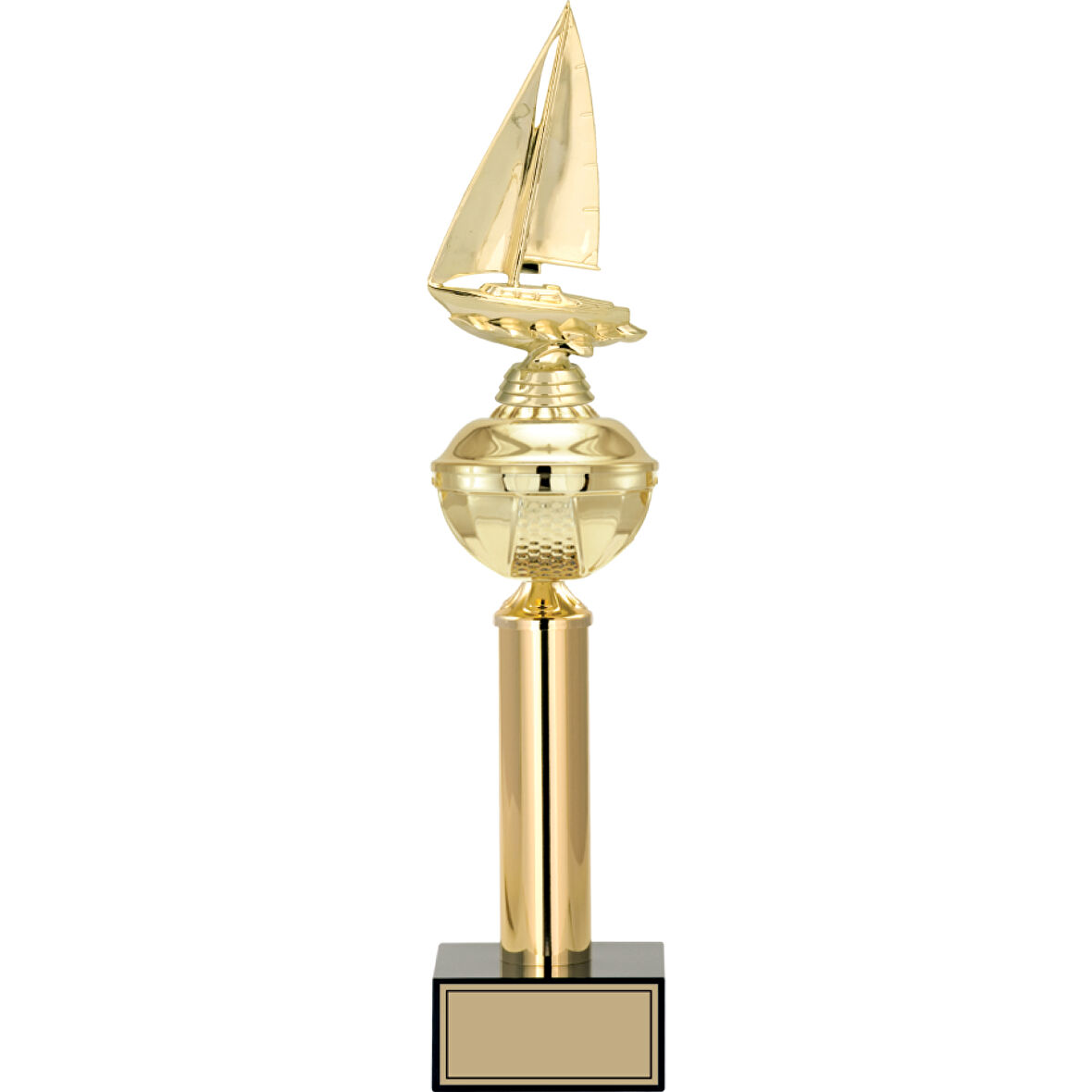 ODAK KUPA - Figürlü Kupalar - Yelken Figürlü Kupalar FG-047 A - 46 cm