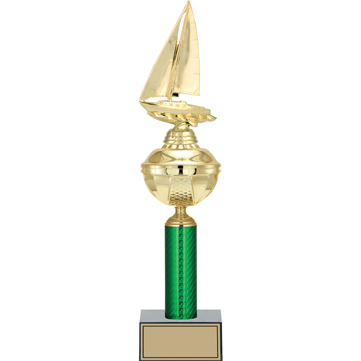ODAK KUPA - Figürlü Kupalar - Yelken Figürlü Kupalar FG-049 A - 45 cm