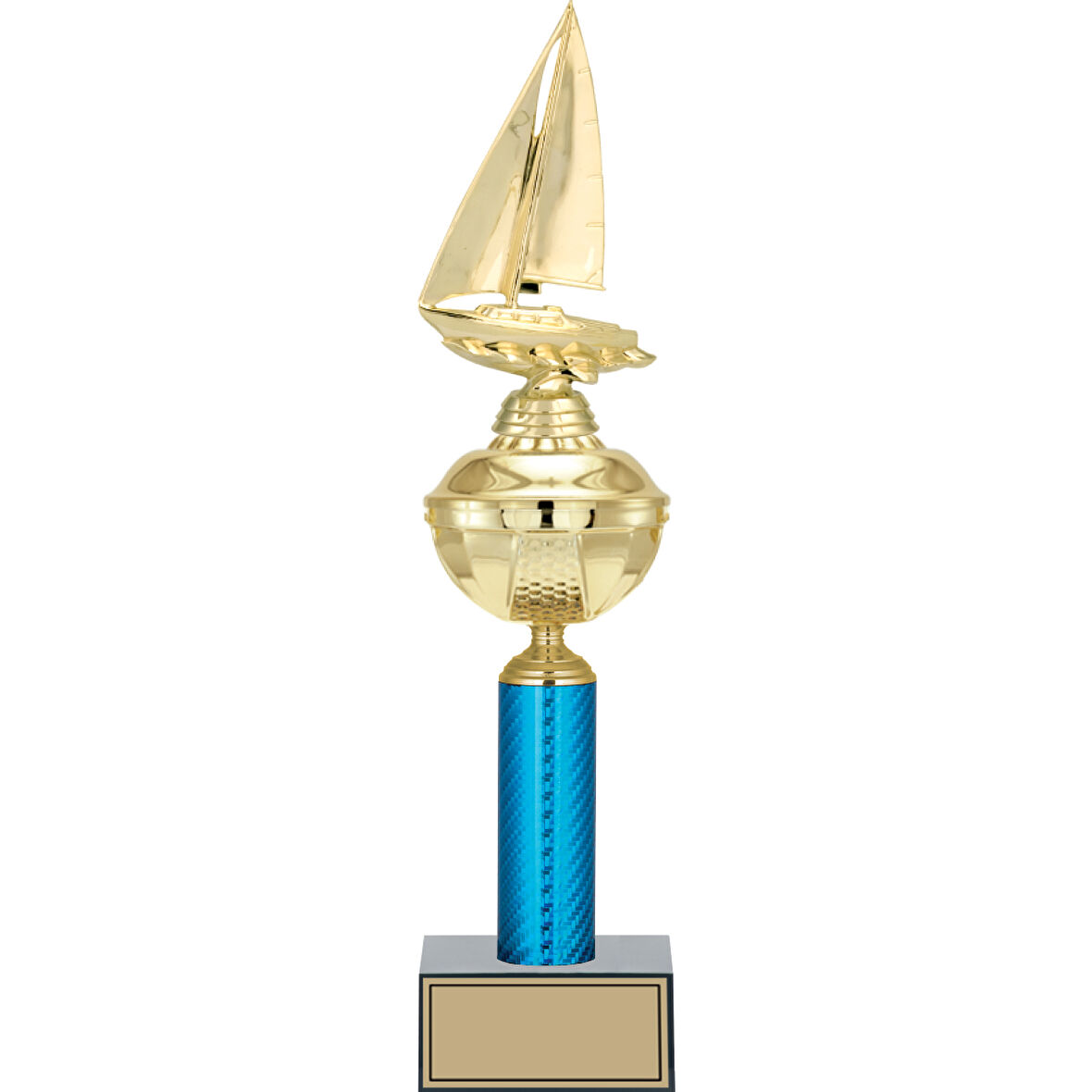 ODAK KUPA - Figürlü Kupalar - Yelken Figürlü Kupalar FG-051 A - 45 cm