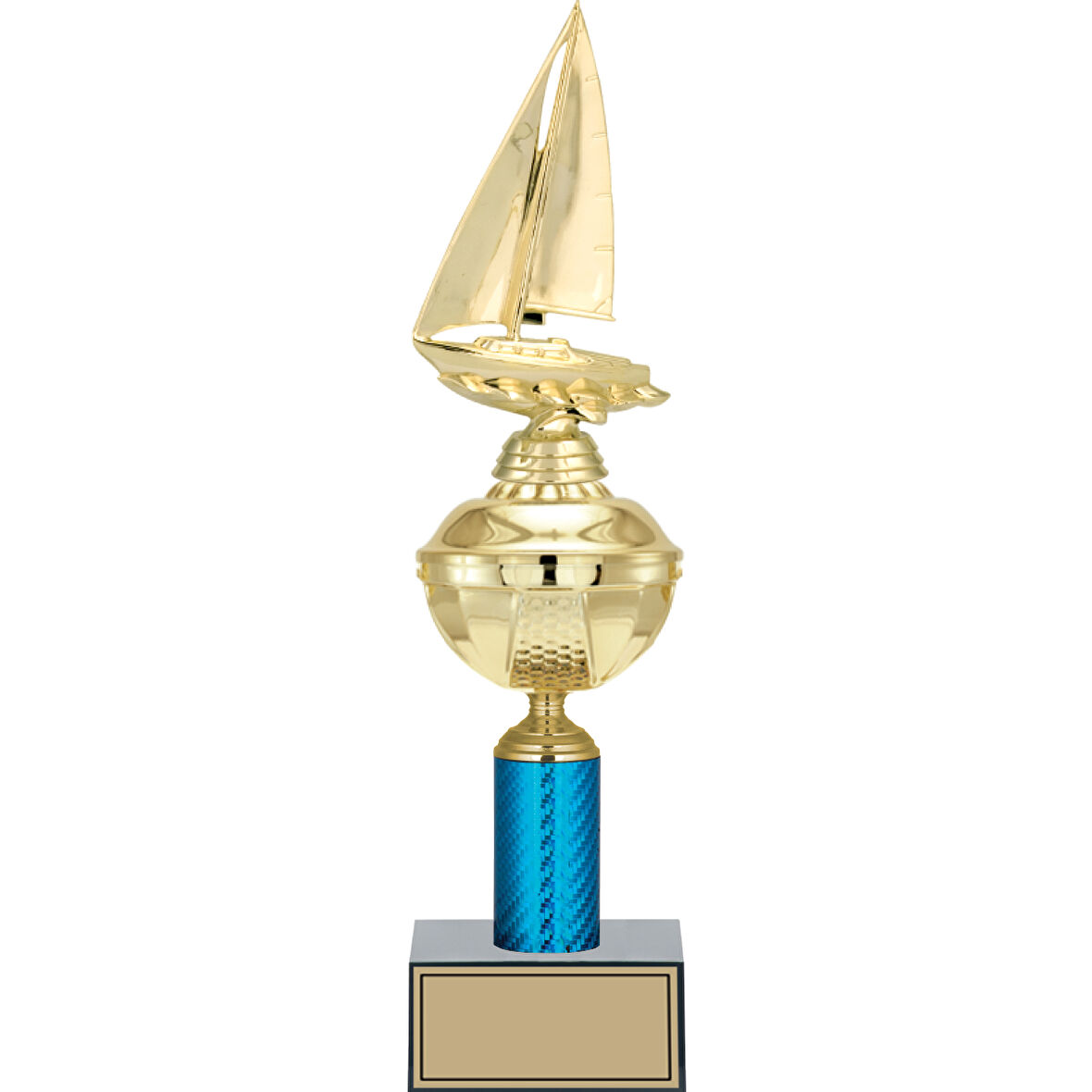ODAK KUPA - Figürlü Kupalar - Yelken Figürlü Kupalar FG-051 C - 40 cm