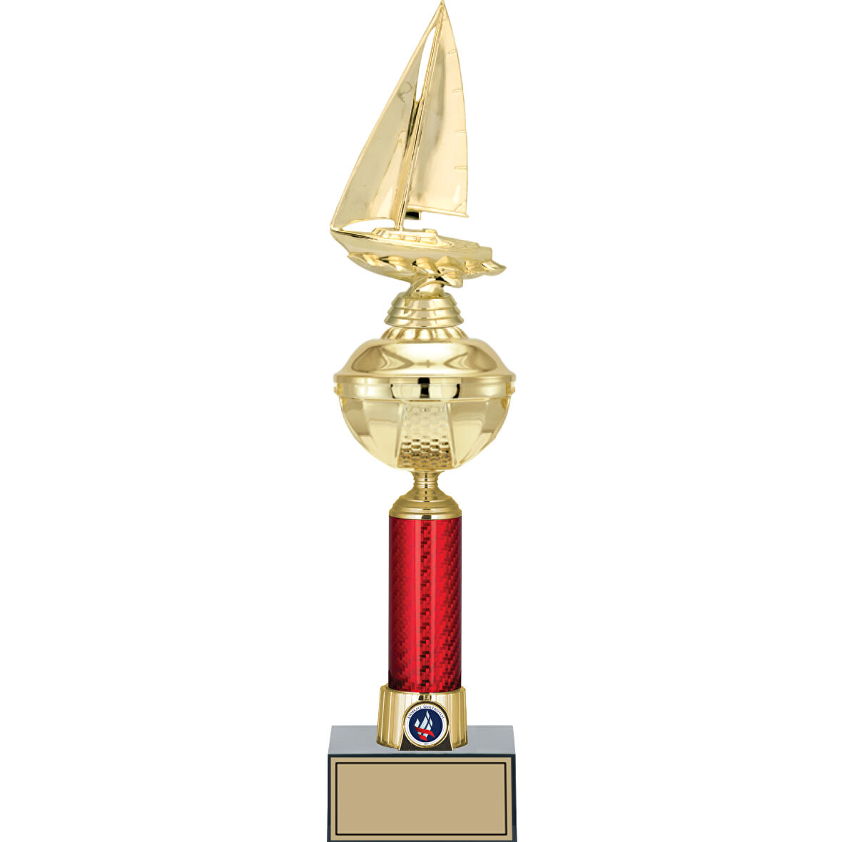 ODAK KUPA - Figürlü Kupalar - Yelken Figürlü Kupalar FG-053 B - 46 cm