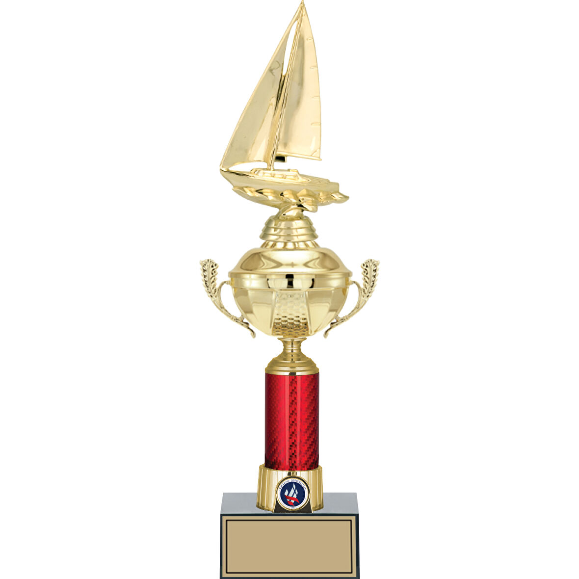 ODAK KUPA - Figürlü Kupalar - Yelken Figürlü Kupalar FG-054 C - 43 cm