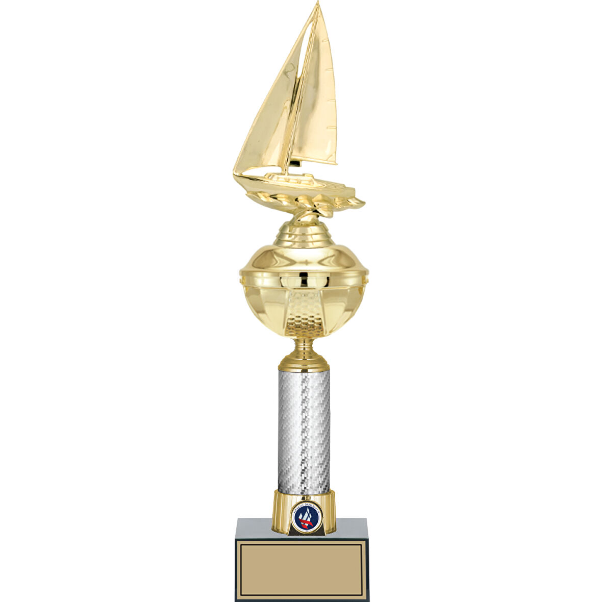 ODAK KUPA - Figürlü Kupalar - Yelken Figürlü Kupalar FG-057 B - 46 cm