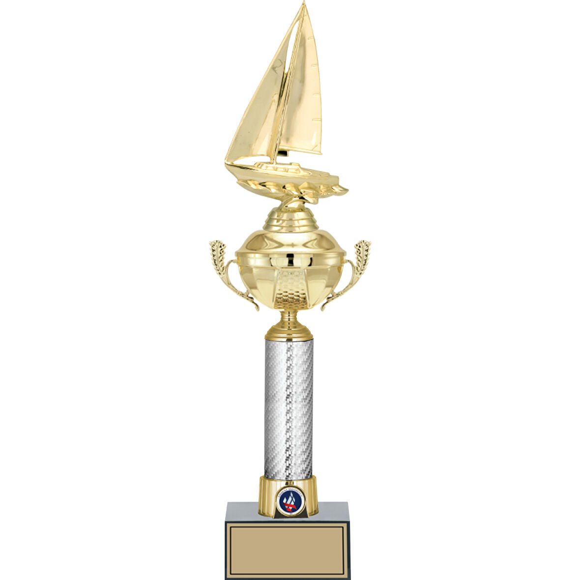 ODAK KUPA - Figürlü Kupalar - Yelken Figürlü Kupalar FG-058 A - 48 cm