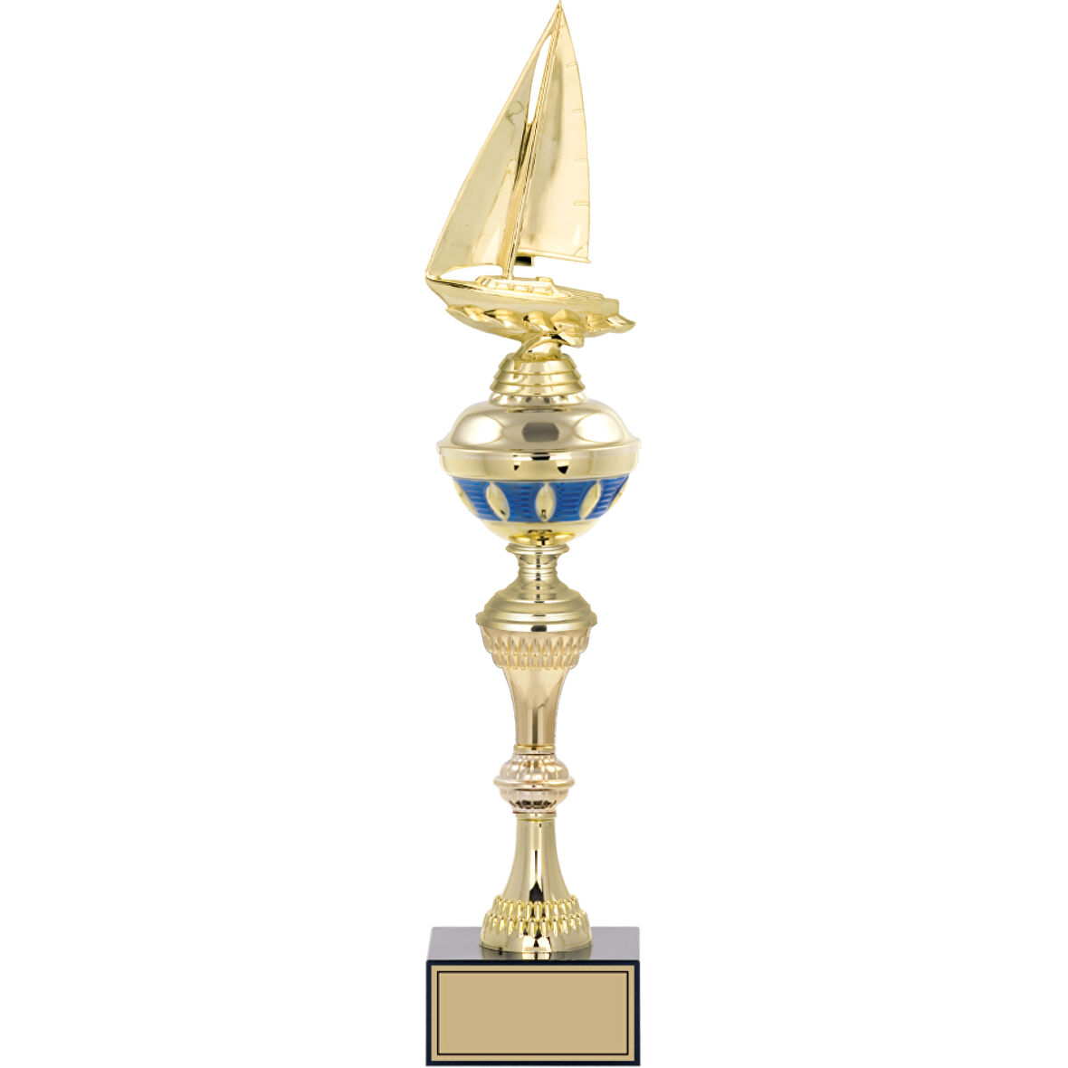 ODAK KUPA - Figürlü Kupalar - Yelken Figürlü Kupalar FG-063 C - 48 cm