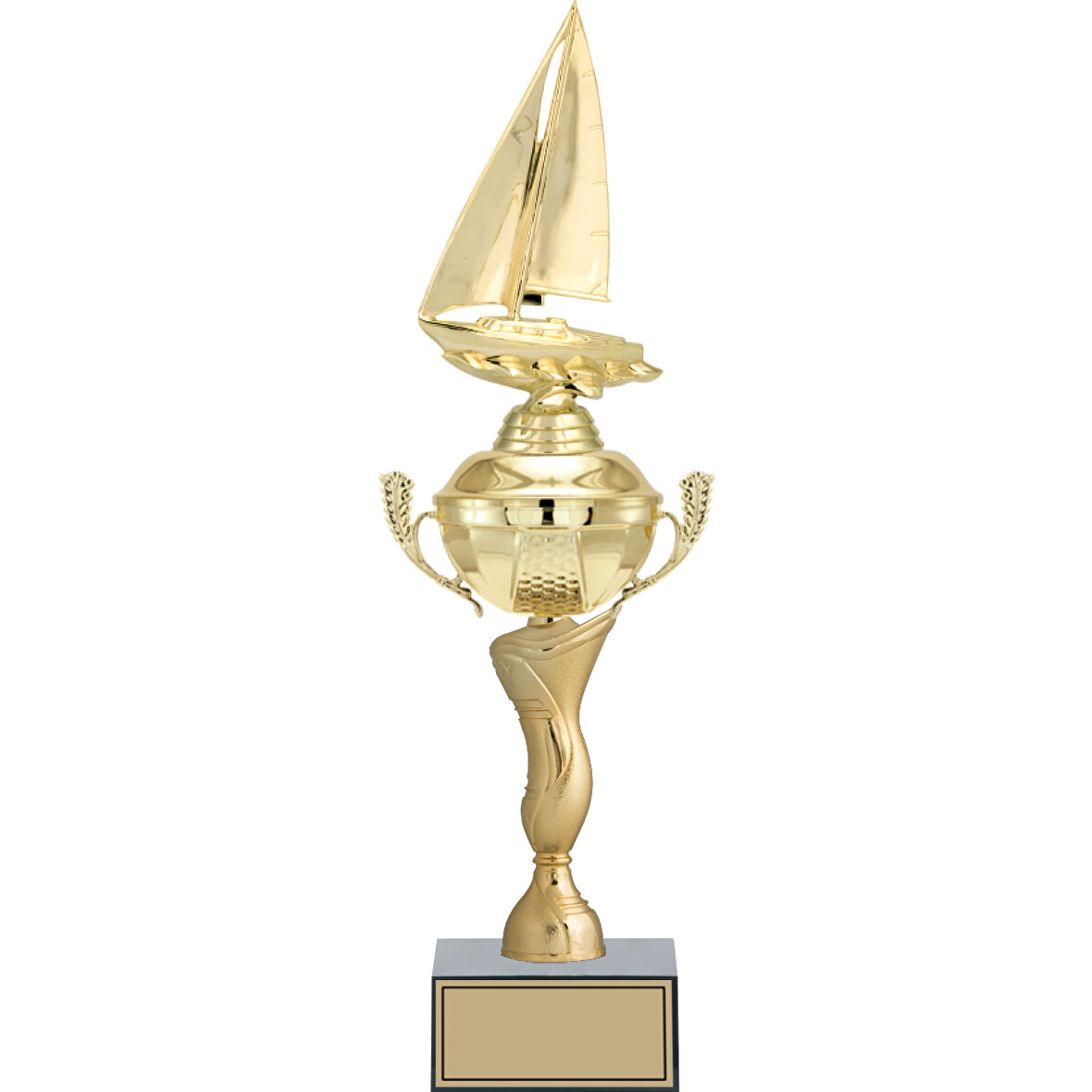 ODAK KUPA - Figürlü Kupalar - Yelken Figürlü Kupalar FG-070 C - 47 cm