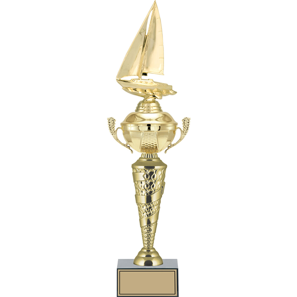 ODAK KUPA - Figürlü Kupalar - Yelken Figürlü Kupalar FG-076 C - 49 cm