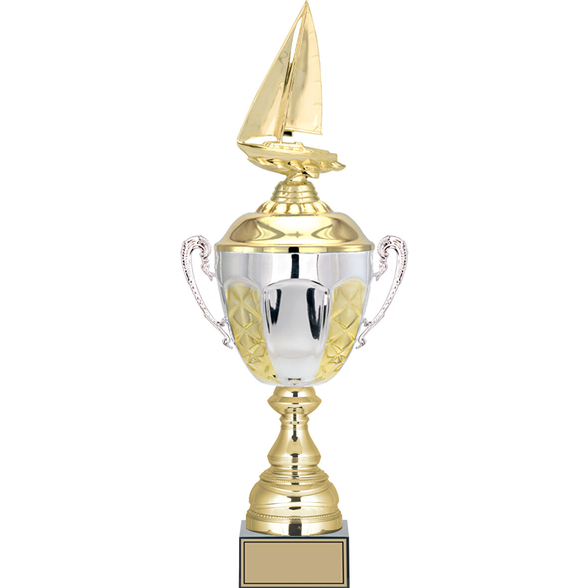 ODAK KUPA - Figürlü Kupalar - Yelken Figürlü Kupalar FG-087 A - 52 cm