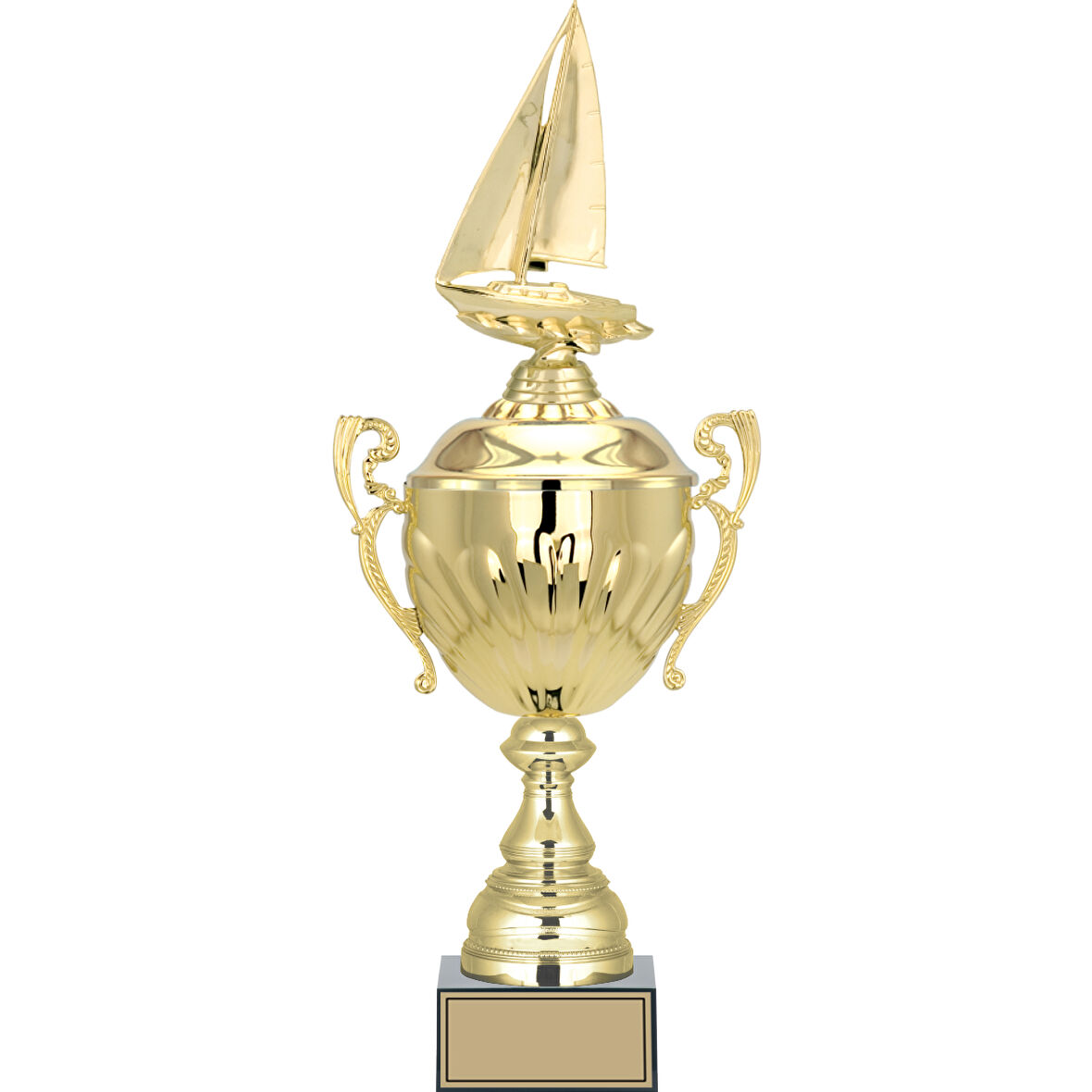 ODAK KUPA - Figürlü Kupalar - Yelken Figürlü Kupalar FG-089 B - 49 cm