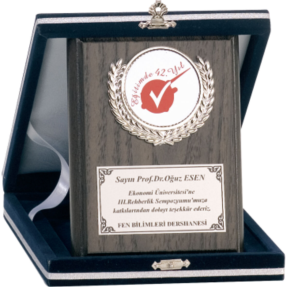 ODAK KUPA - Ahşap Plaketler - PL-003 B - 12x16 cm