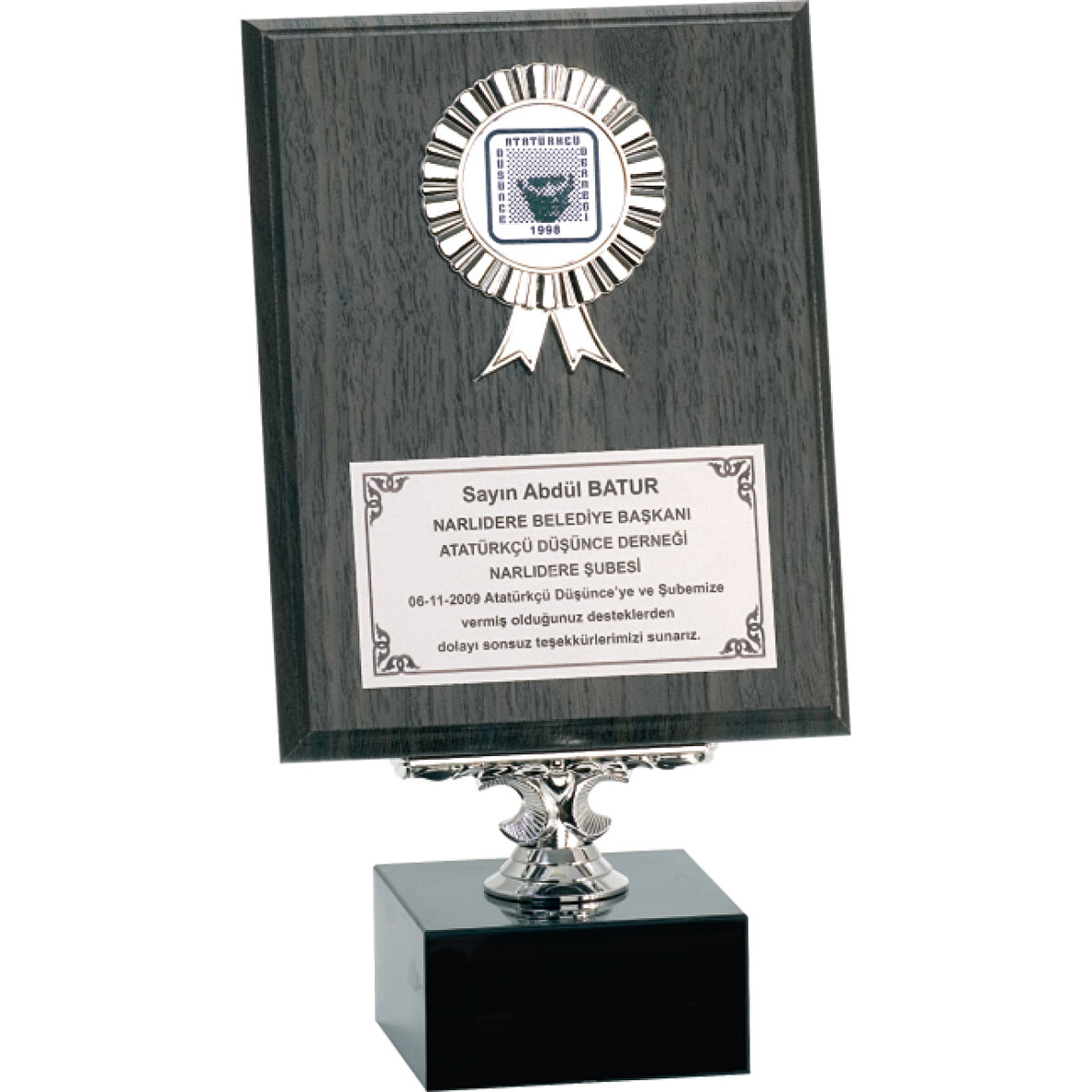 ODAK KUPA - Ahşap Plaketler - PL-008 A - 18x24 cm