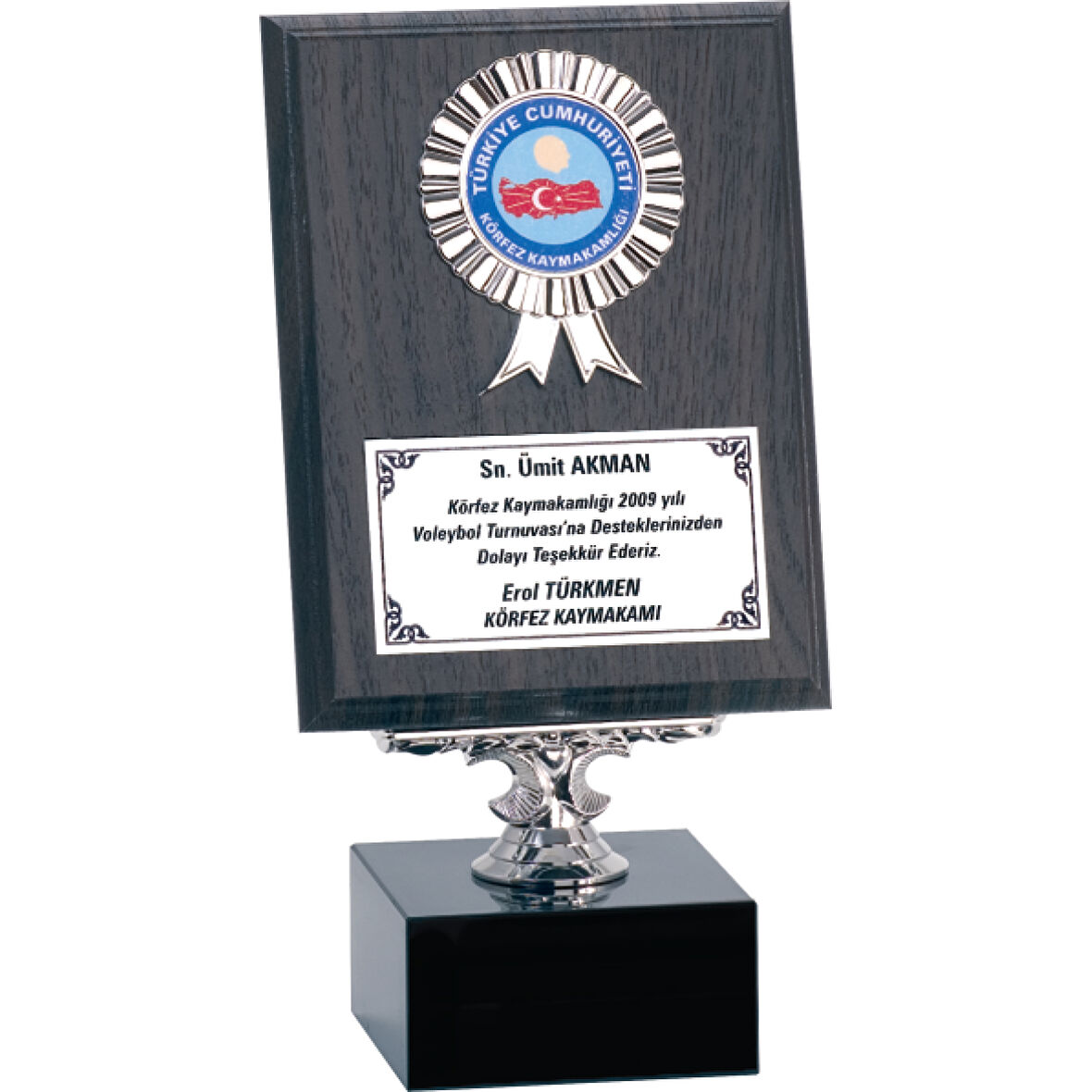 ODAK KUPA - Ahşap Plaketler - PL-008 B - 15x20 cm