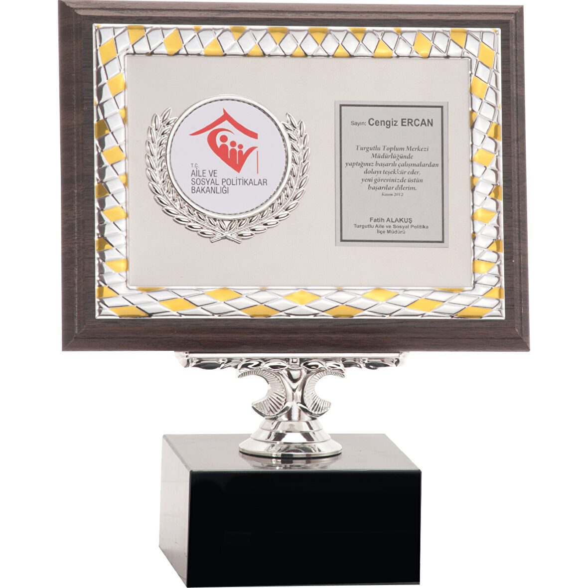 ODAK KUPA - Ahşap Plaketler - PL-020 B - 15x20 cm