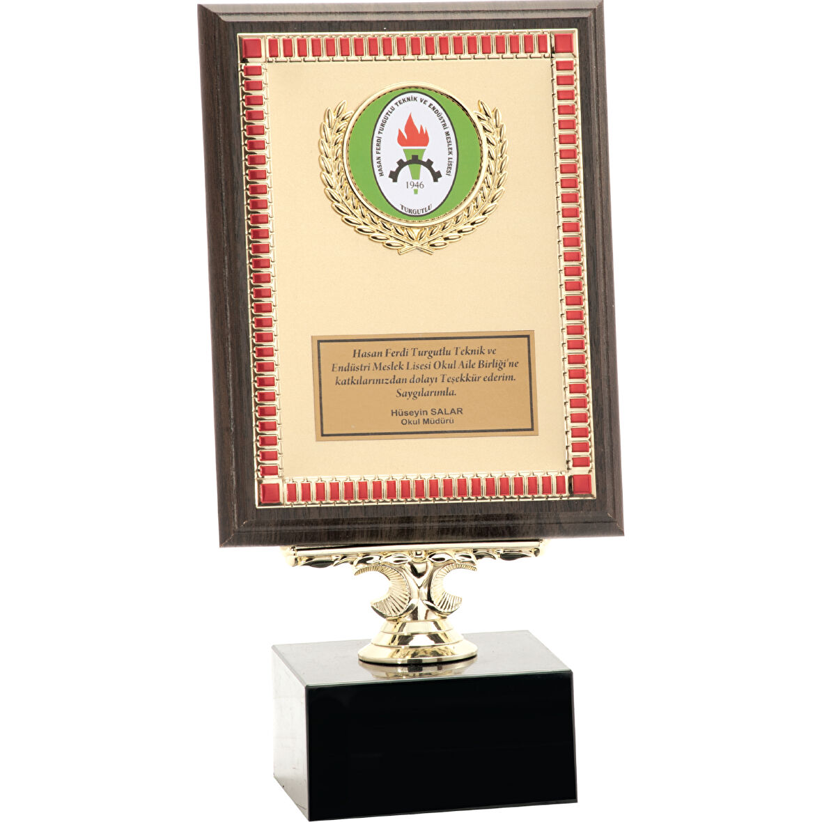 ODAK KUPA - Ahşap Plaketler - PL-054 B - 15x20 cm