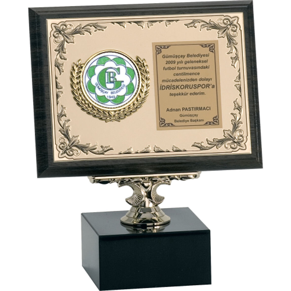 ODAK KUPA - Ahşap Plaketler - PL-072 B - 15x20 cm