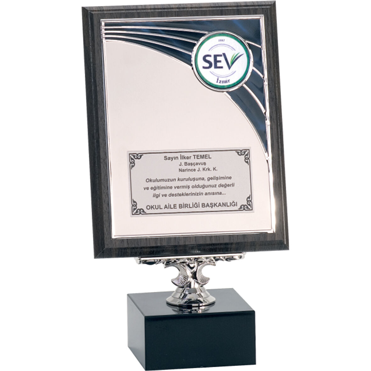 ODAK KUPA - Ahşap Plaketler - PL-078 A - 18x24 cm
