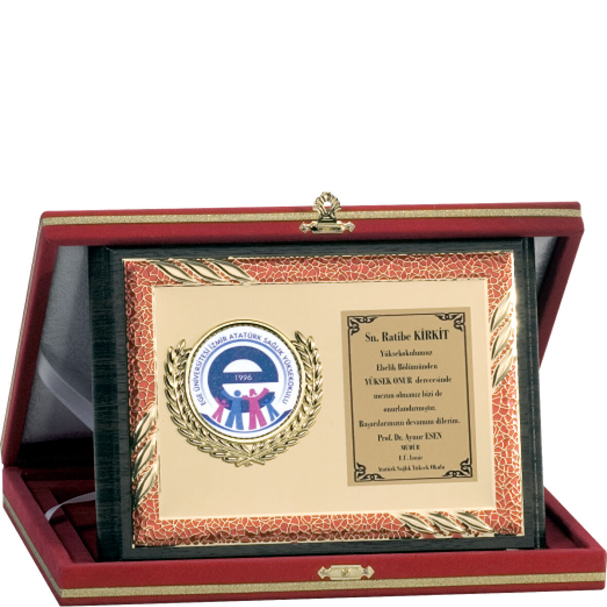 ODAK KUPA - Ahşap Plaketler - PL-095 B - 15x20 cm