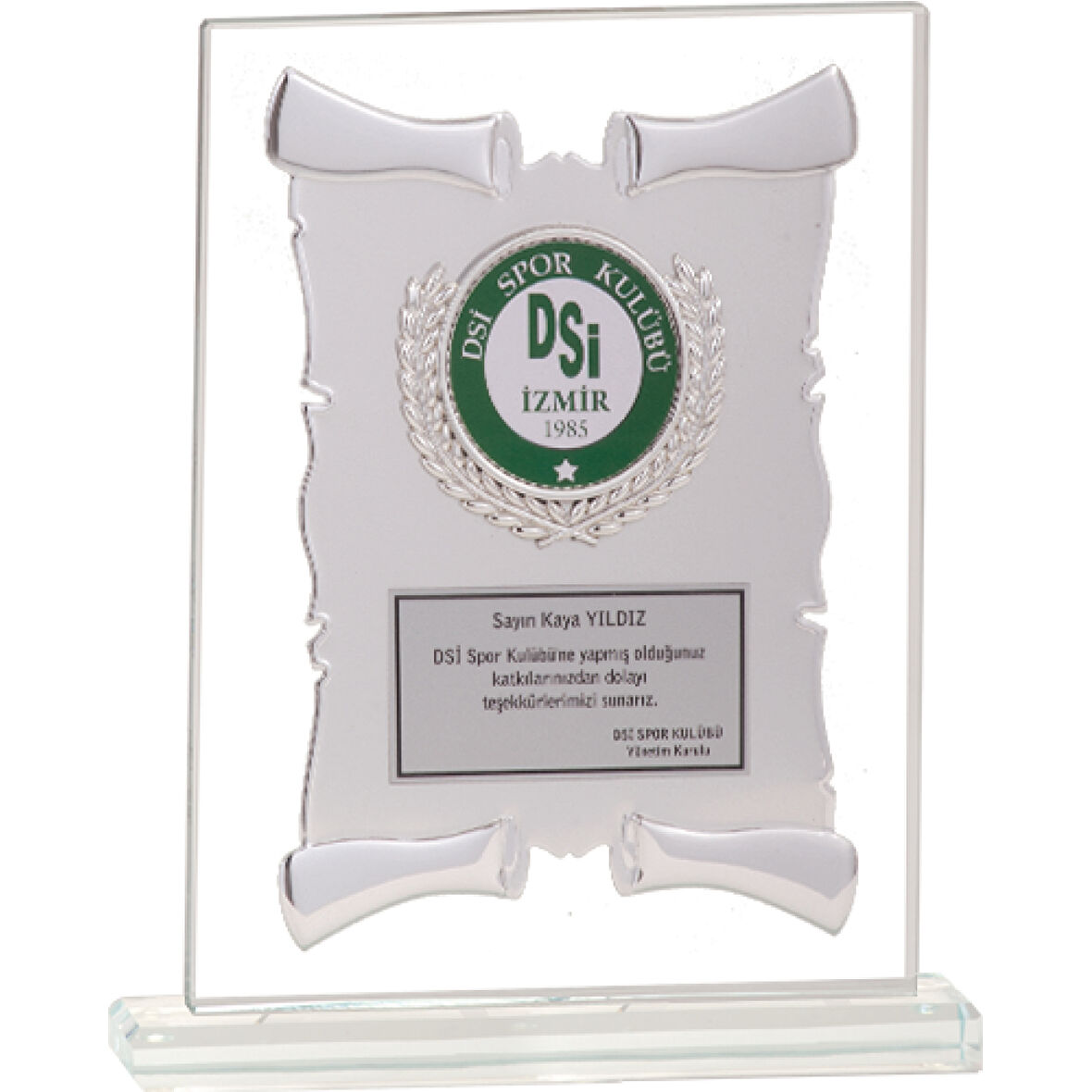 ODAK KUPA - Cam Plaketler - CM-035 B - 18x21 cm