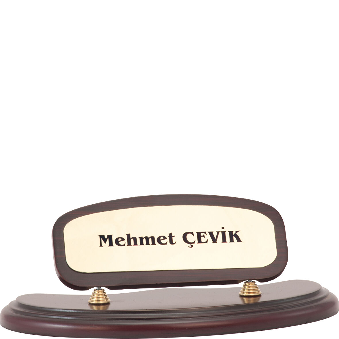 ODAK KUPA - Ahşap ve Cam Masa İsimlikleri - YZ-002 A - 10 cm