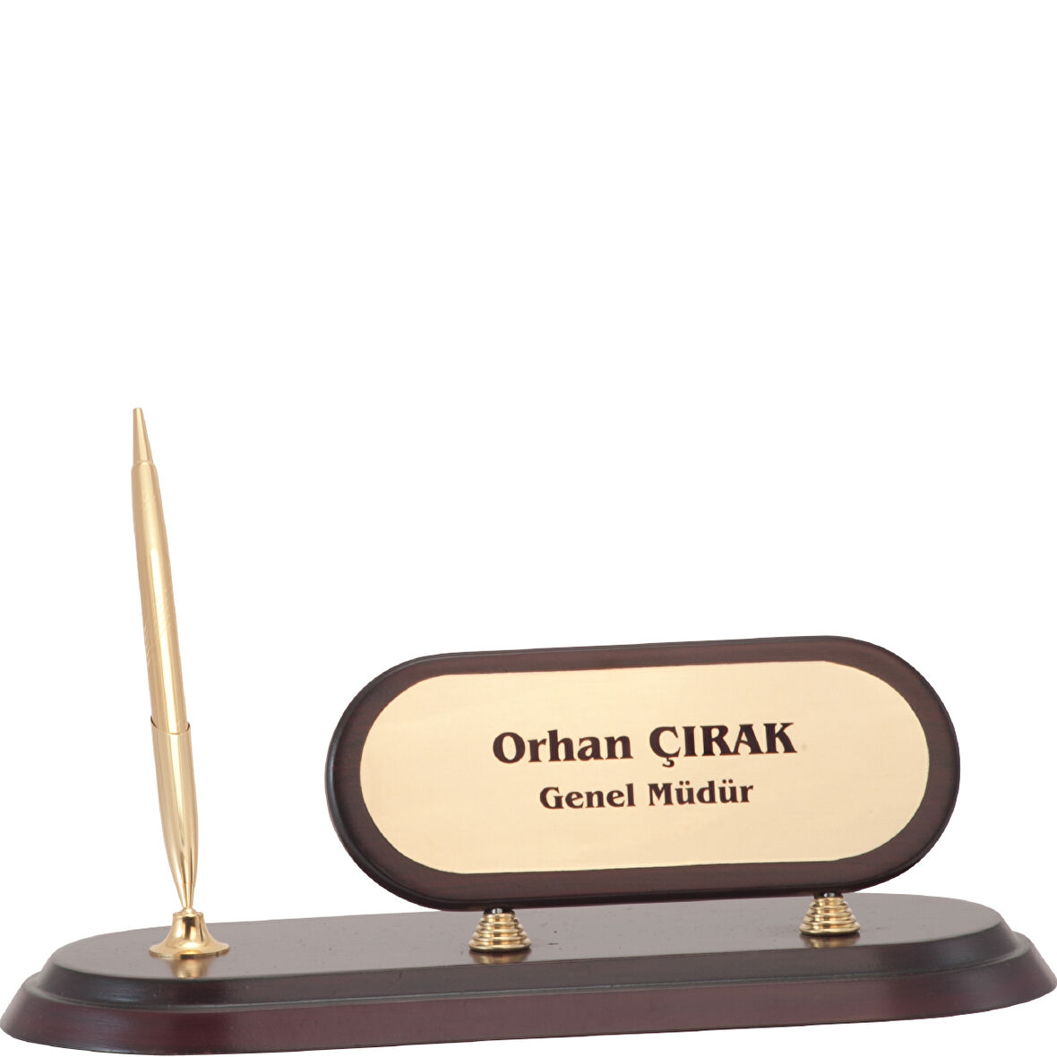 ODAK KUPA - Ahşap ve Cam Masa İsimlikleri - YZ-011 A - 10 cm