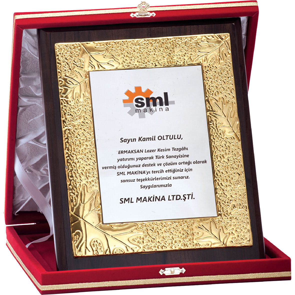 ODAK KUPA - Özel Plaketler - LX-009 A - 20x25 cm