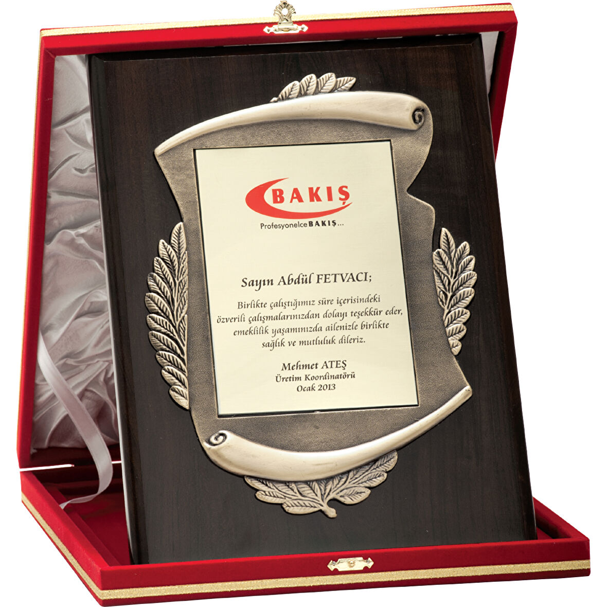 ODAK KUPA - Özel Plaketler - LX-020 A - 23x30 cm