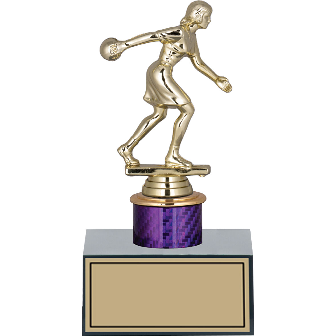 ODAK KUPA - Figürlü Kupalar - Bowling Kadın Figürlü Kupalar FG-002 C - 19 cm