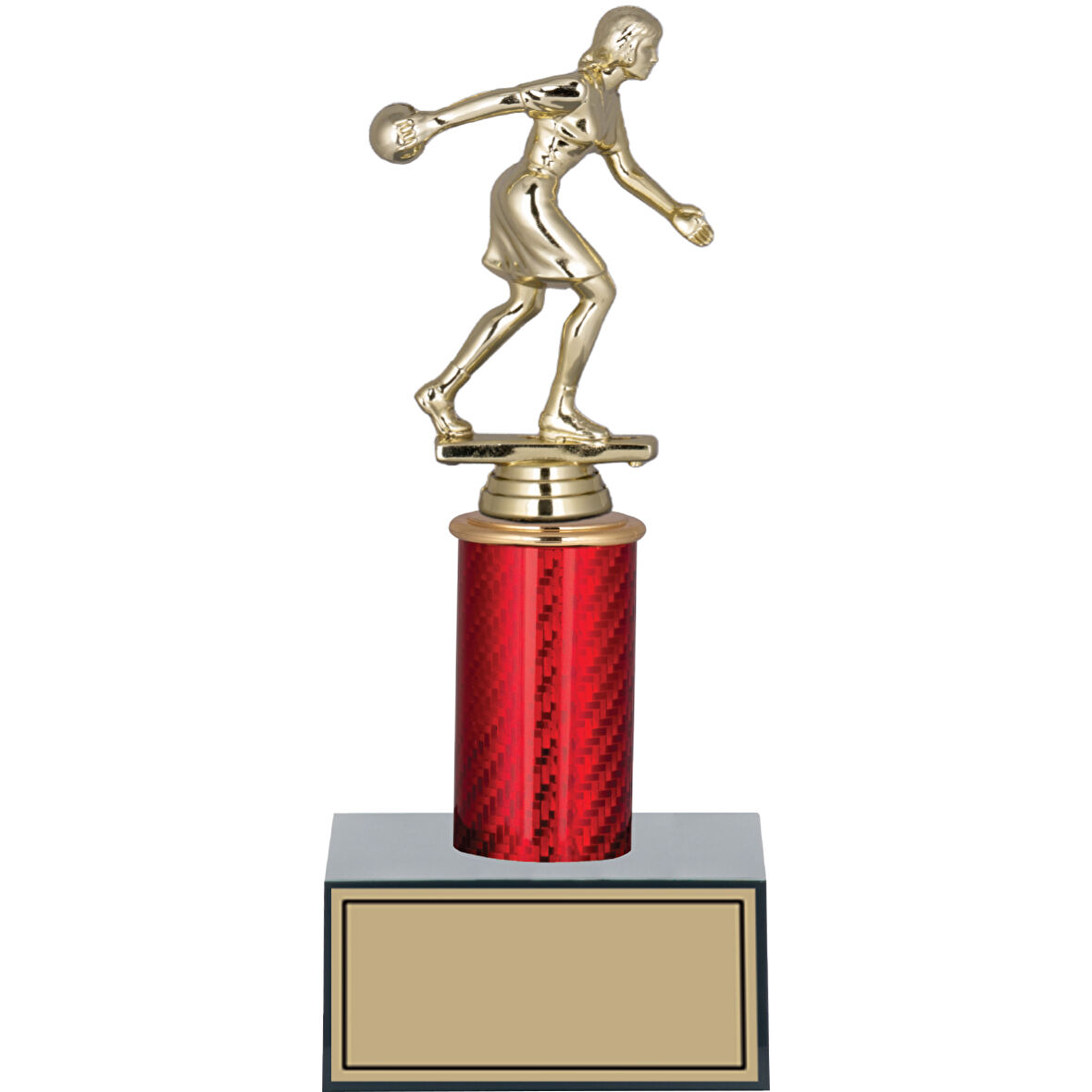ODAK KUPA - Figürlü Kupalar - Bowling Kadın Figürlü Kupalar FG-004 B - 24 cm