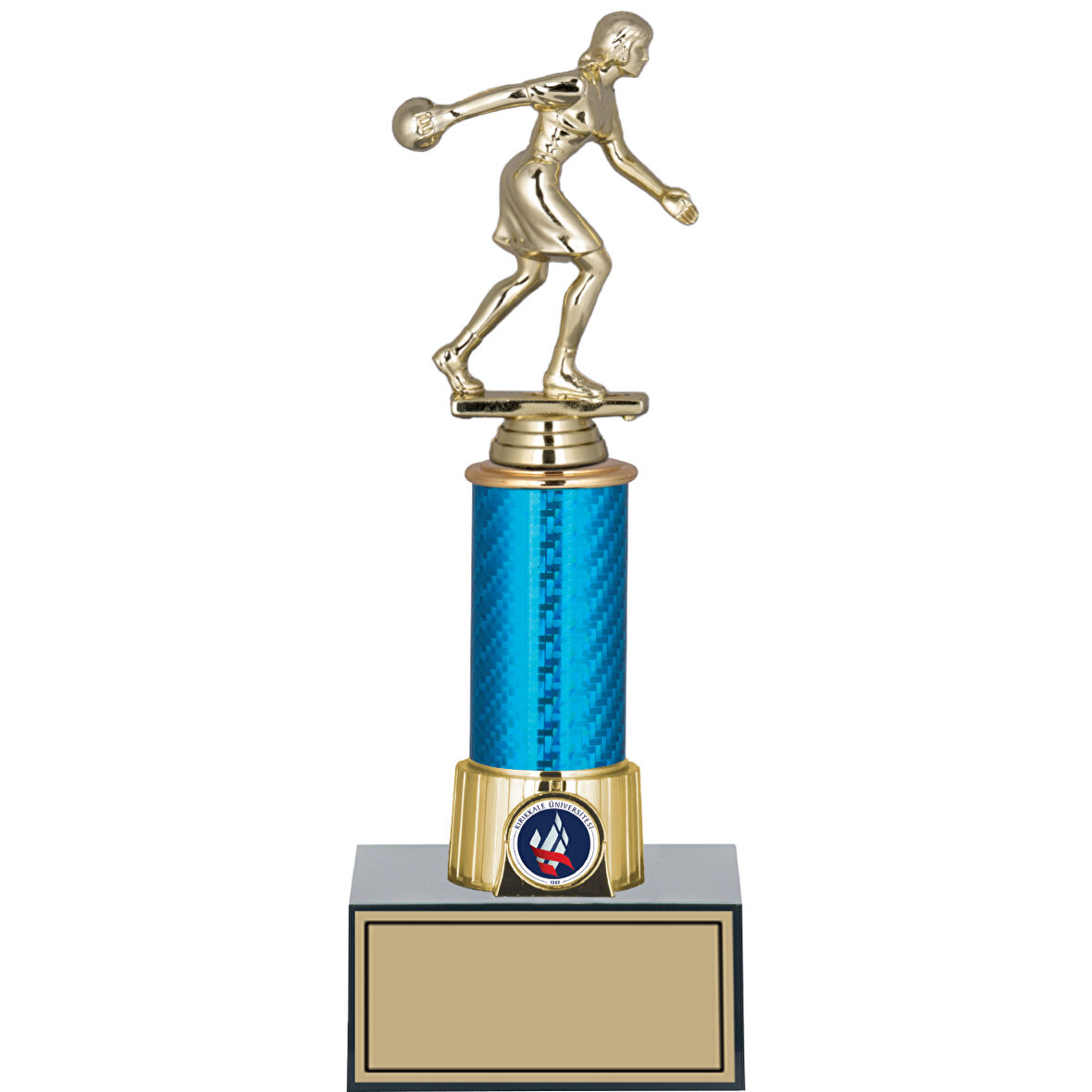 ODAK KUPA - Figürlü Kupalar - Bowling Kadın Figürlü Kupalar FG-005 B - 28 cm