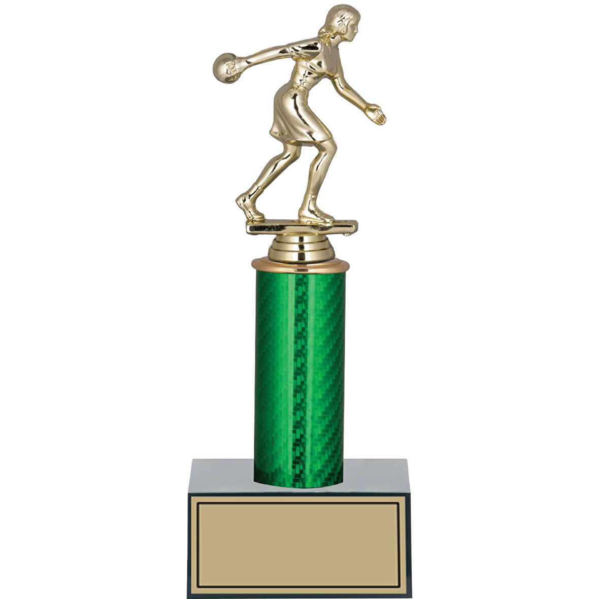 ODAK KUPA - Figürlü Kupalar - Bowling Kadın Figürlü Kupalar FG-006 B - 27 cm