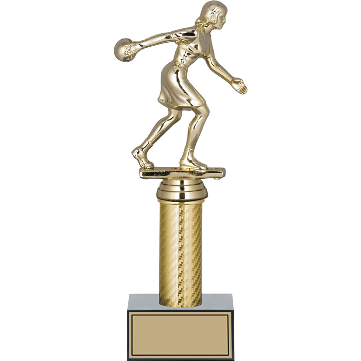 ODAK KUPA - Figürlü Kupalar - Bowling Kadın Figürlü Kupalar FG-007 B - 27 cm