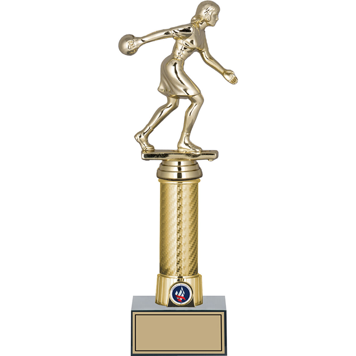 ODAK KUPA - Figürlü Kupalar - Bowling Kadın Figürlü Kupalar FG-008 B - 30 cm