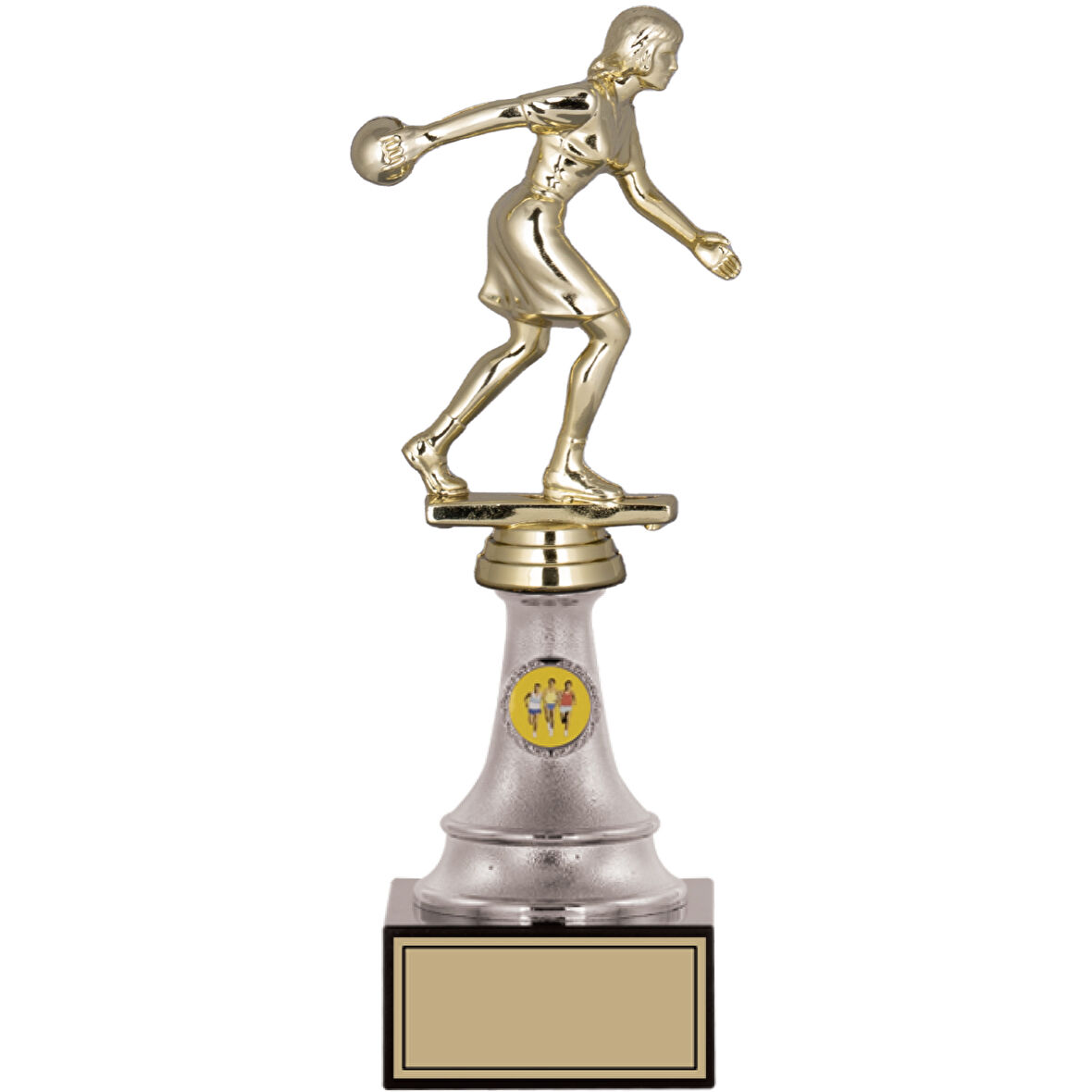 ODAK KUPA - Figürlü Kupalar - Bowling Kadın Figürlü Kupalar FG-010 A - 27 cm