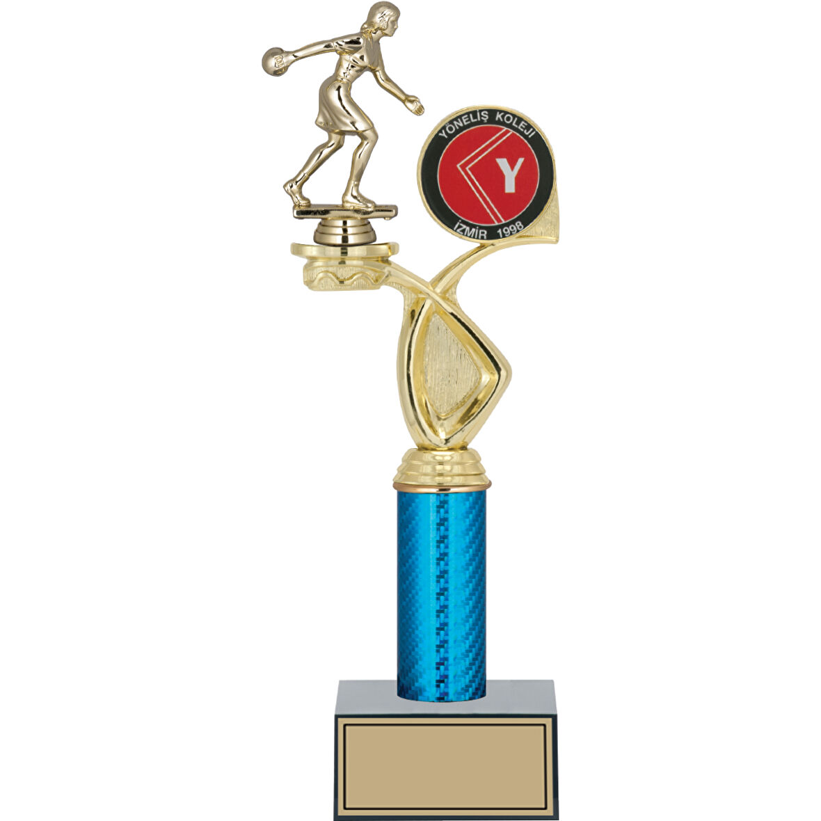 ODAK KUPA - Figürlü Kupalar - Bowling Kadın Figürlü Kupalar FG-017 B - 36 cm