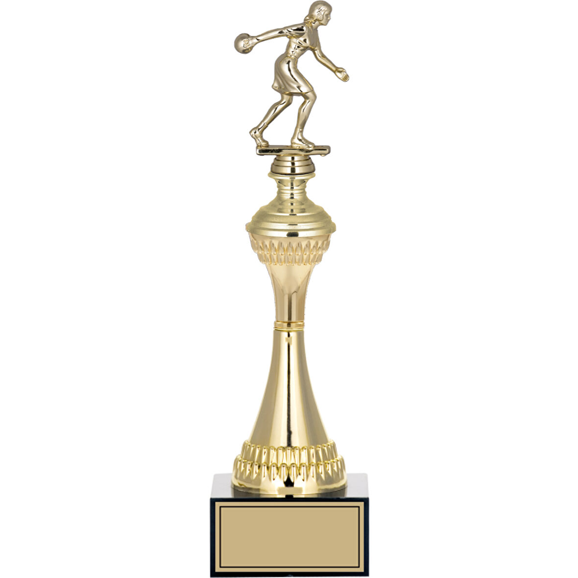 ODAK KUPA - Figürlü Kupalar - Bowling Kadın Figürlü Kupalar FG-029 A - 36 cm