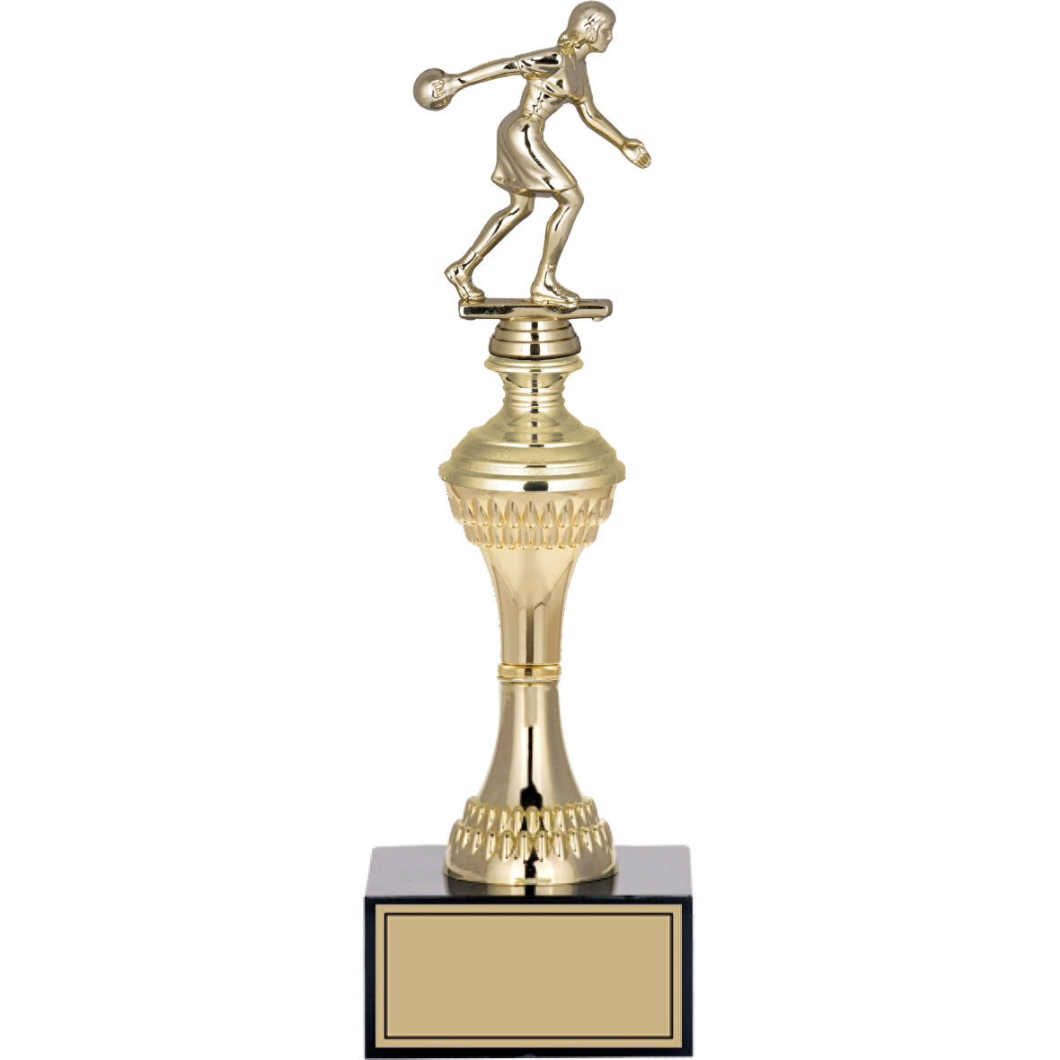 ODAK KUPA - Figürlü Kupalar - Bowling Kadın Figürlü Kupalar FG-029 C - 32 cm