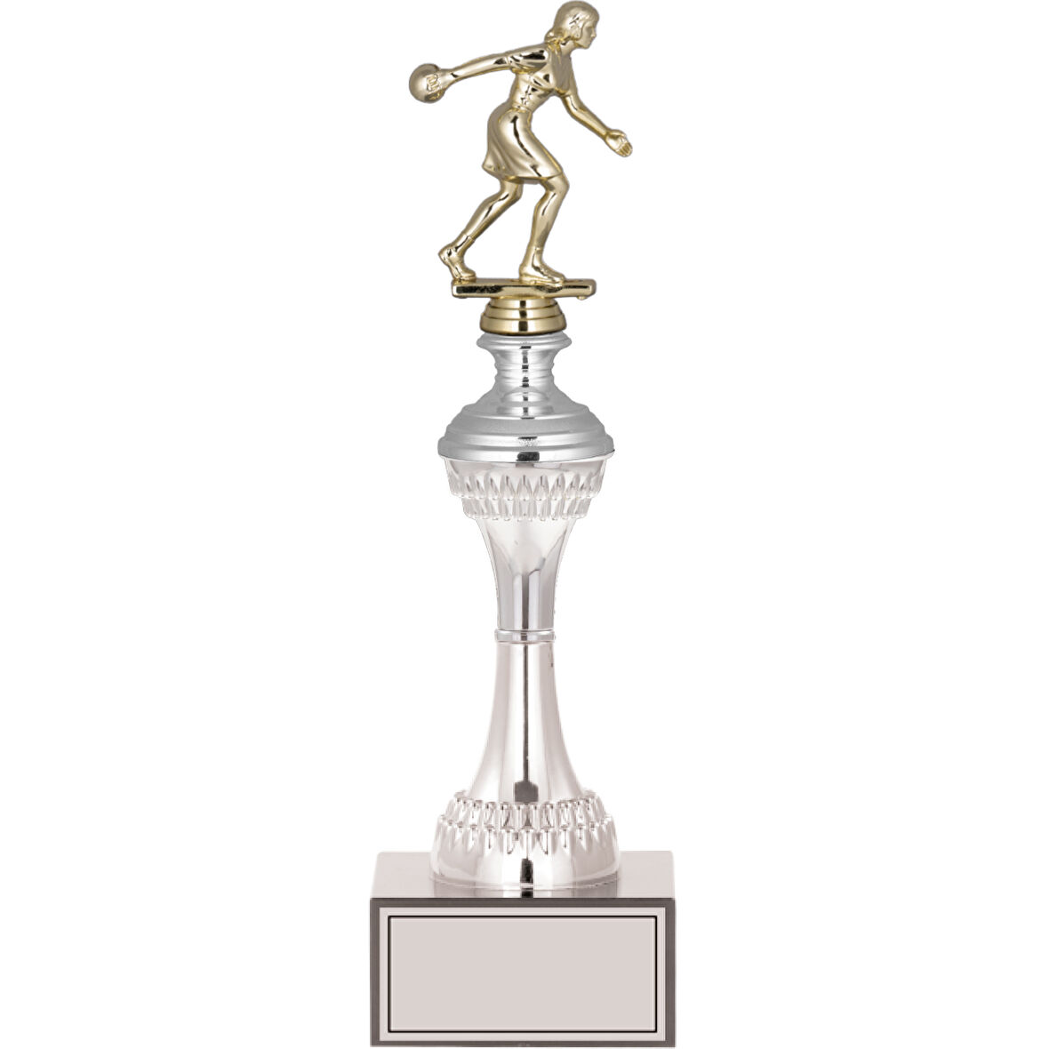ODAK KUPA - Figürlü Kupalar - Bowling Kadın Figürlü Kupalar FG-030 B - 34 cm