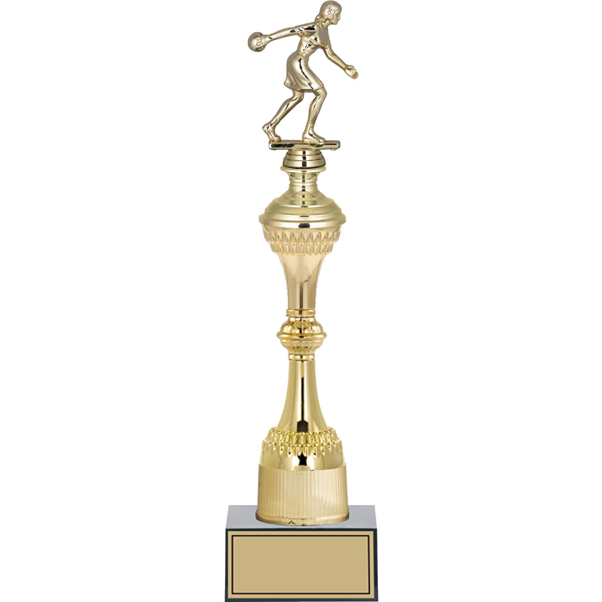 ODAK KUPA - Figürlü Kupalar - Bowling Kadın Figürlü Kupalar FG-031 B - 42 cm