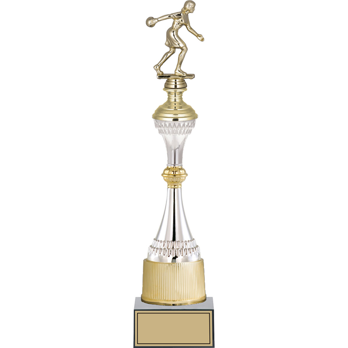 ODAK KUPA - Figürlü Kupalar - Bowling Kadın Figürlü Kupalar FG-032 A - 45 cm