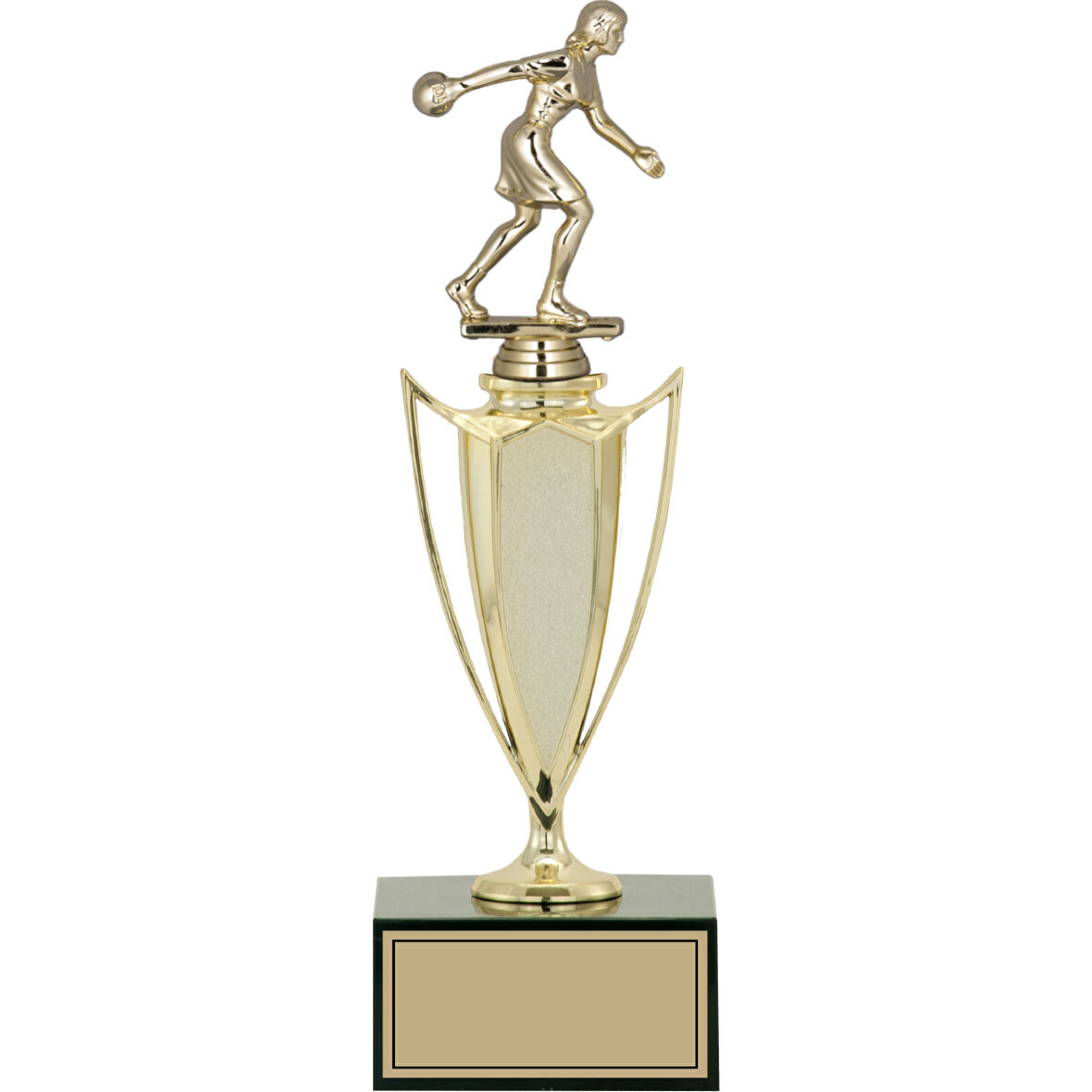 ODAK KUPA - Figürlü Kupalar - Bowling Kadın Figürlü Kupalar FG-039 B - 32 cm