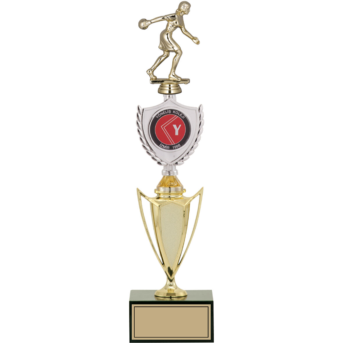 ODAK KUPA - Figürlü Kupalar - Bowling Kadın Figürlü Kupalar FG-042 C - 41 cm