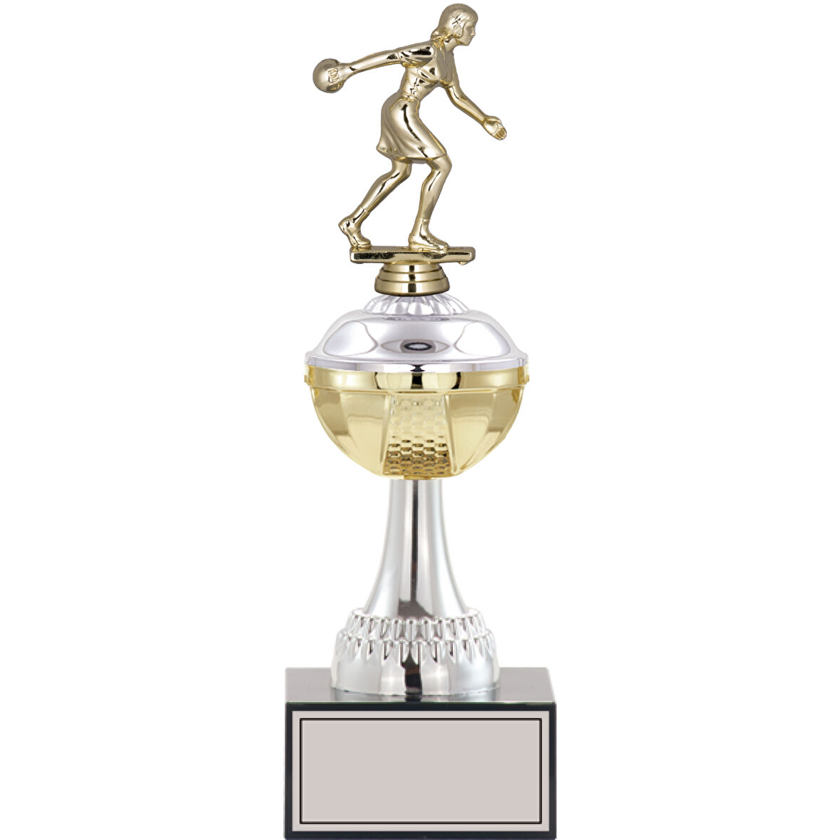 ODAK KUPA - Figürlü Kupalar - Bowling Kadın Figürlü Kupalar FG-045 B - 32 cm