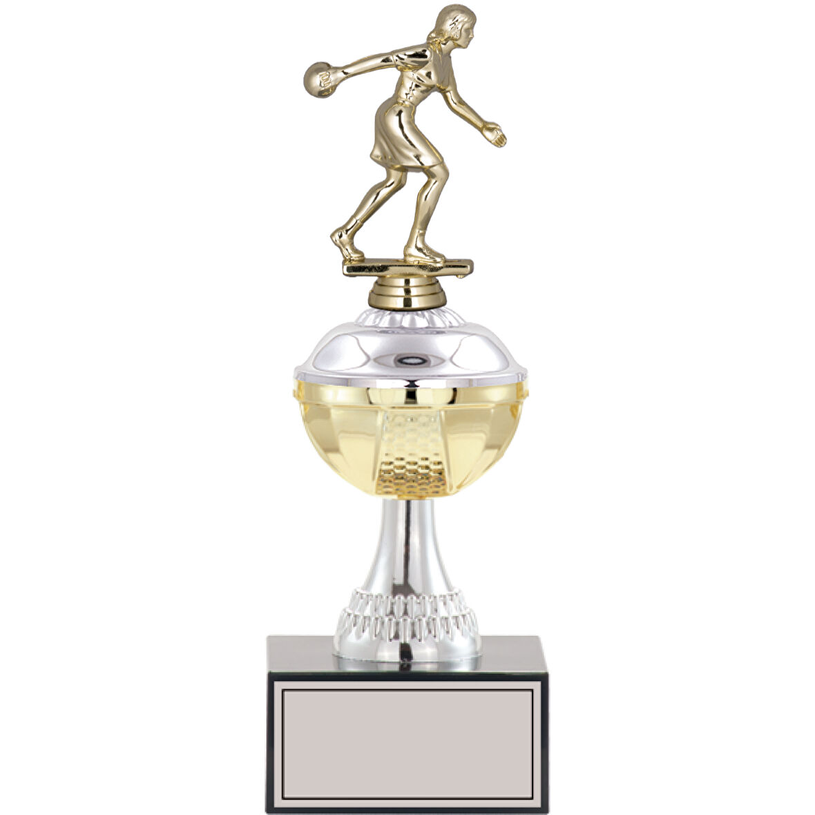 ODAK KUPA - Figürlü Kupalar - Bowling Kadın Figürlü Kupalar FG-045 C - 30 cm