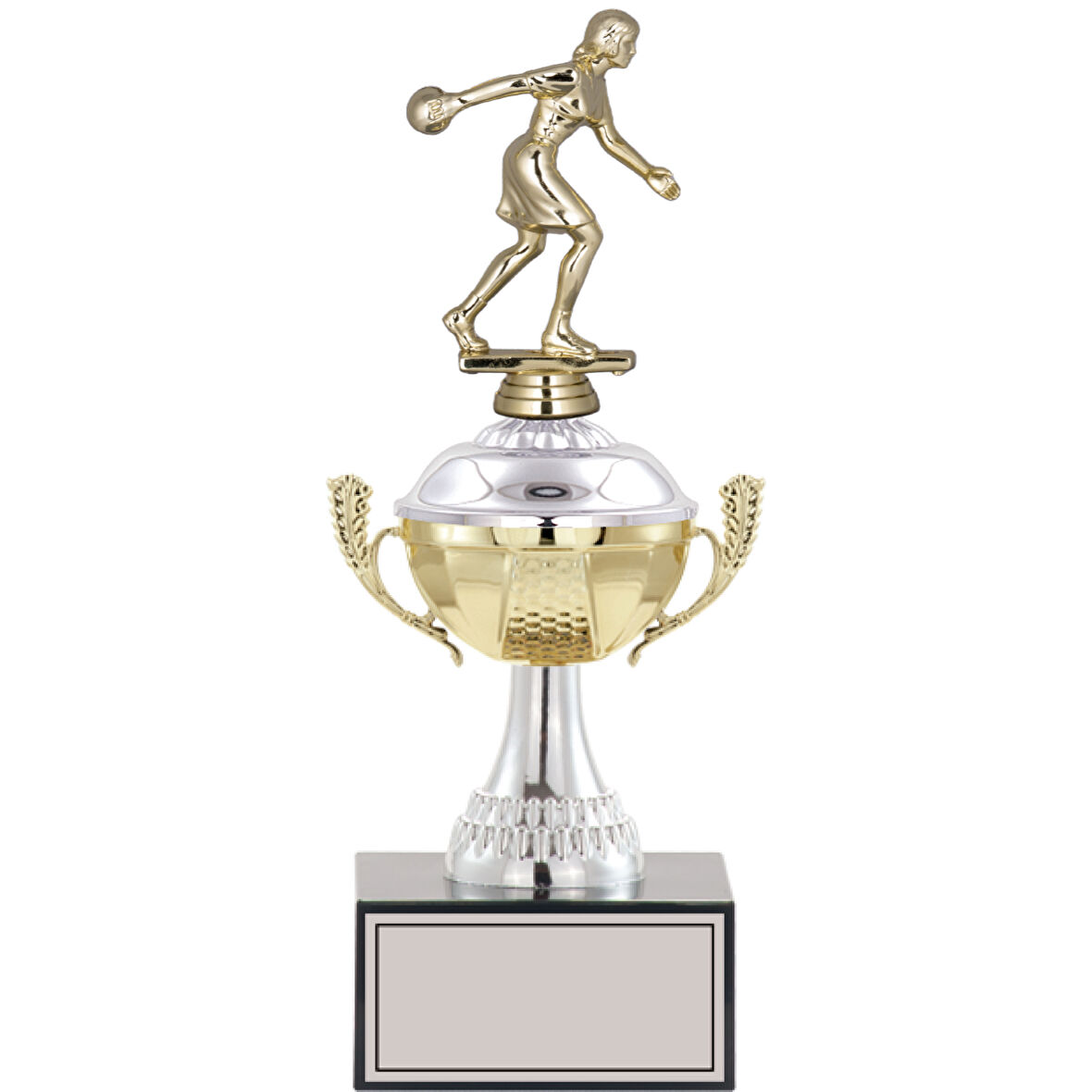 ODAK KUPA - Figürlü Kupalar - Bowling Kadın Figürlü Kupalar FG-046 C - 30 cm