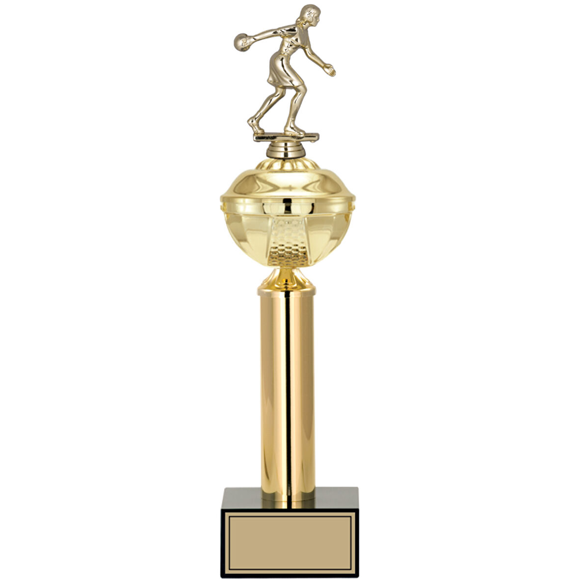 ODAK KUPA - Figürlü Kupalar - Bowling Kadın Figürlü Kupalar FG-047 A - 43 cm
